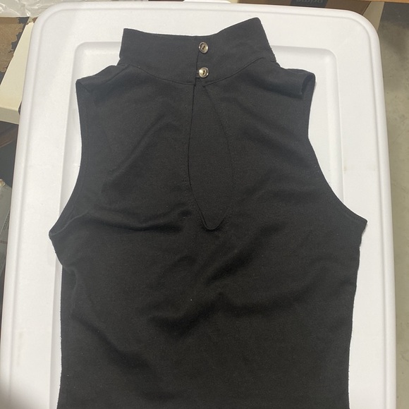 Black turtle neck tank - Picture 2 of 2